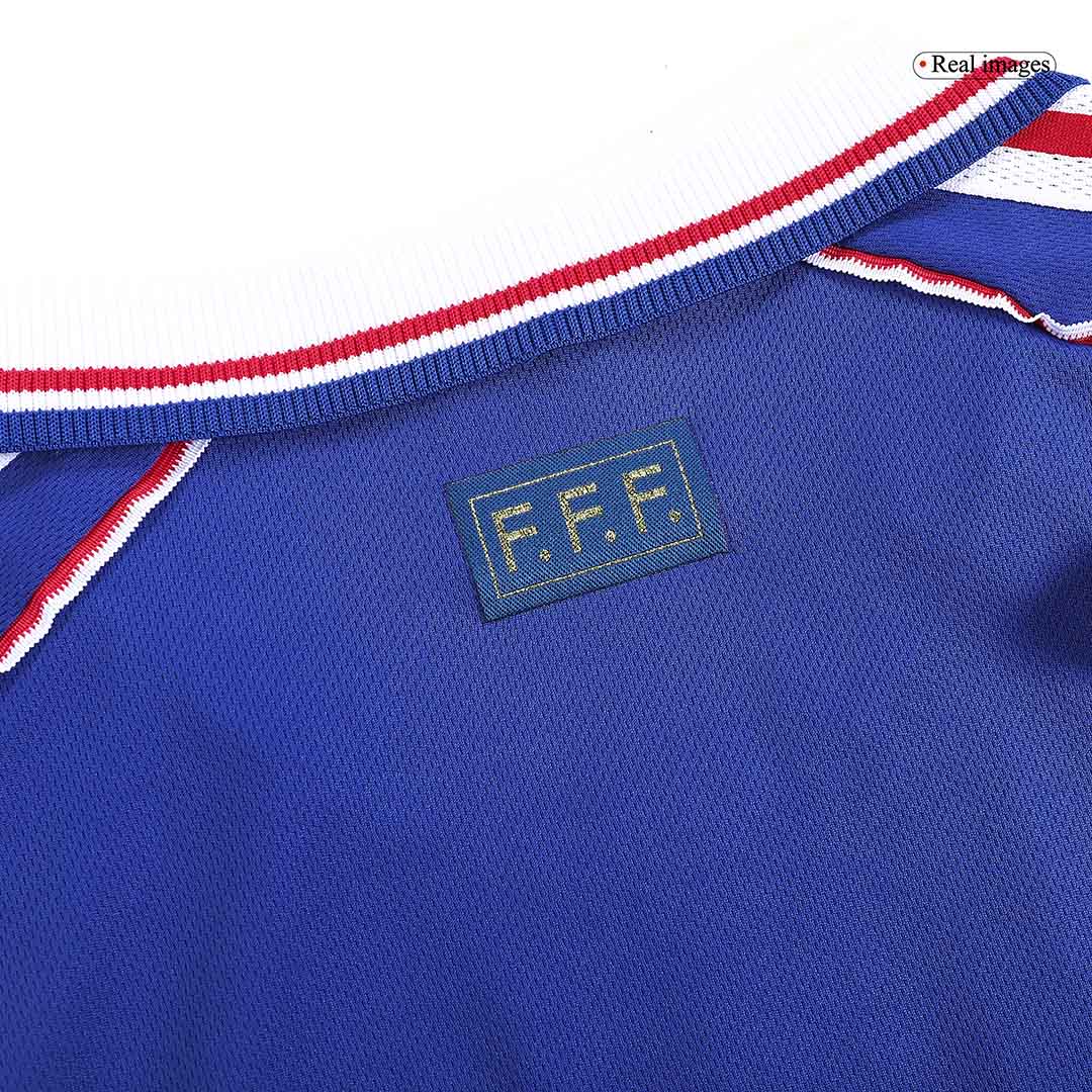 Retro 1998 World Cup ZIDANE #10 France Home Soccer Jersey - Pro Jersey Shop