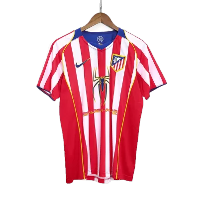 Men's Retro 2004/05 Atletico Madrid Home Soccer Jersey Shirt - Pro Jersey Shop