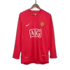 Men's Retro 2007/08 Replica SCHOLES #18 Manchester United Home Long Sleeves Soccer Jersey Shirt - Pro Jersey Shop