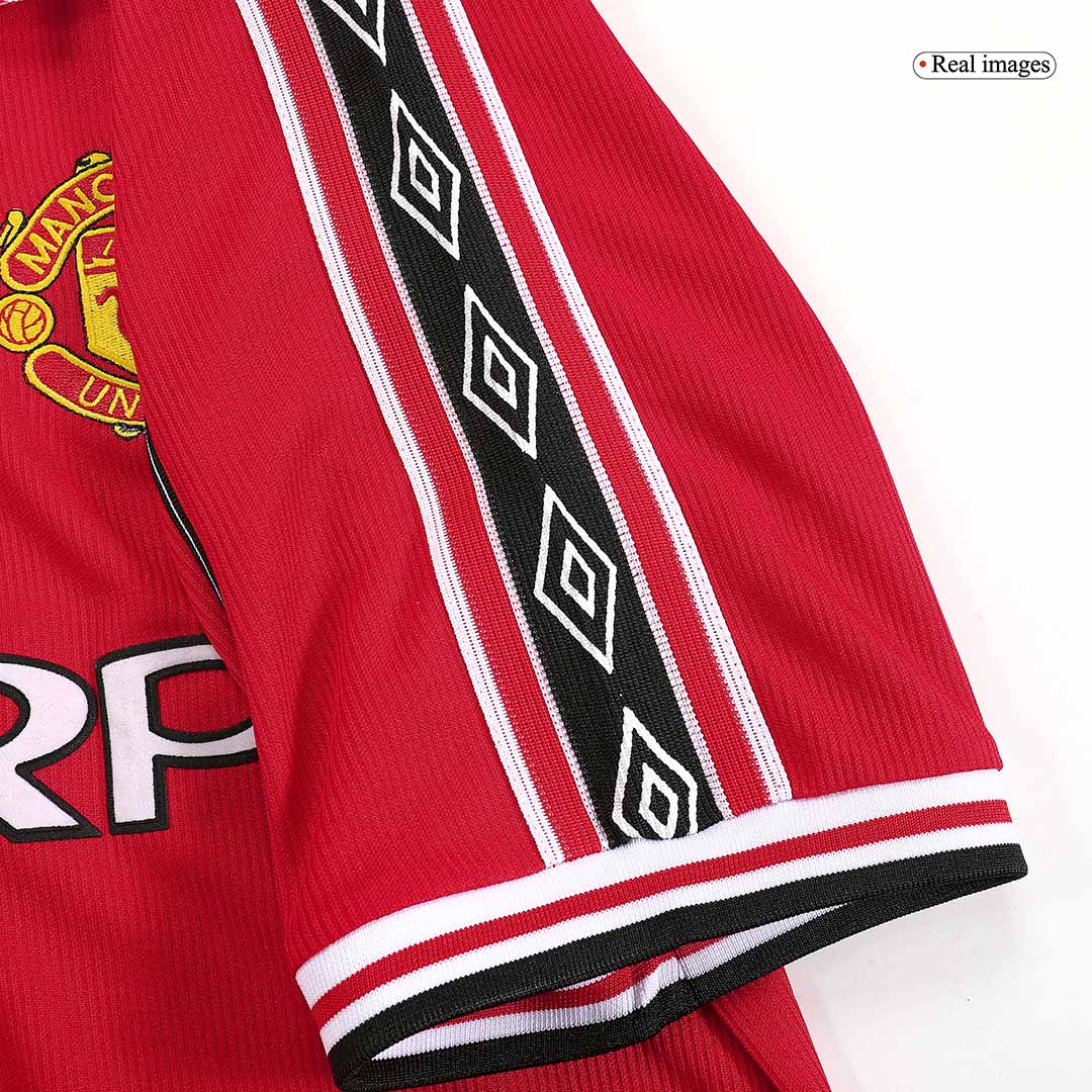 Retro 98/00 Manchester United Home Soccer Jersey - Pro Jersey Shop