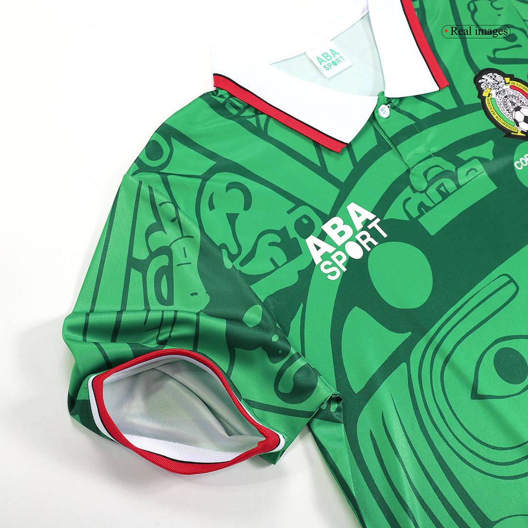 Retro 1998 Mexico Home Soccer Jersey - Pro Jersey Shop