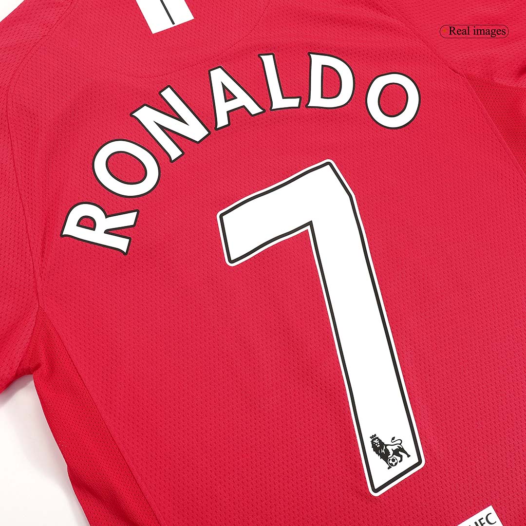 Retro 2007/08 RONALDO #7 Manchester United Home Long Sleeves Soccer Jersey - Pro Jersey Shop