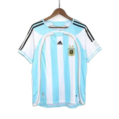 Men's Retro 2006 World Cup Argentina Home Soccer Jersey Shirt - Pro Jersey Shop