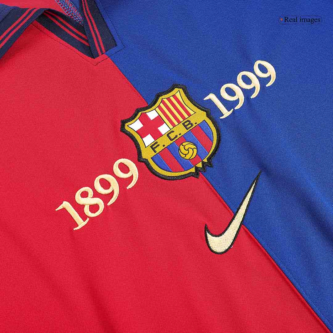 Retro 1999/00 GUARDIOLA #4 Barcelona Home 100th Anniversary Soccer Jersey - Pro Jersey Shop