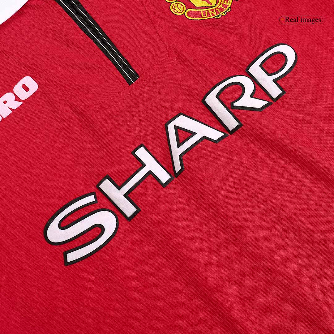 Retro 98/00 Manchester United Home Soccer Jersey - Pro Jersey Shop