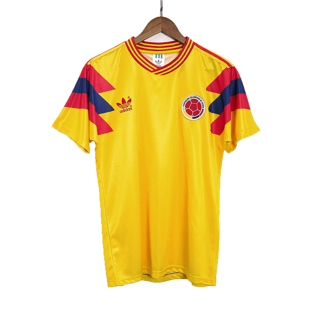 Retro 1990 Colombia Home Soccer Jersey - Pro Jersey Shop