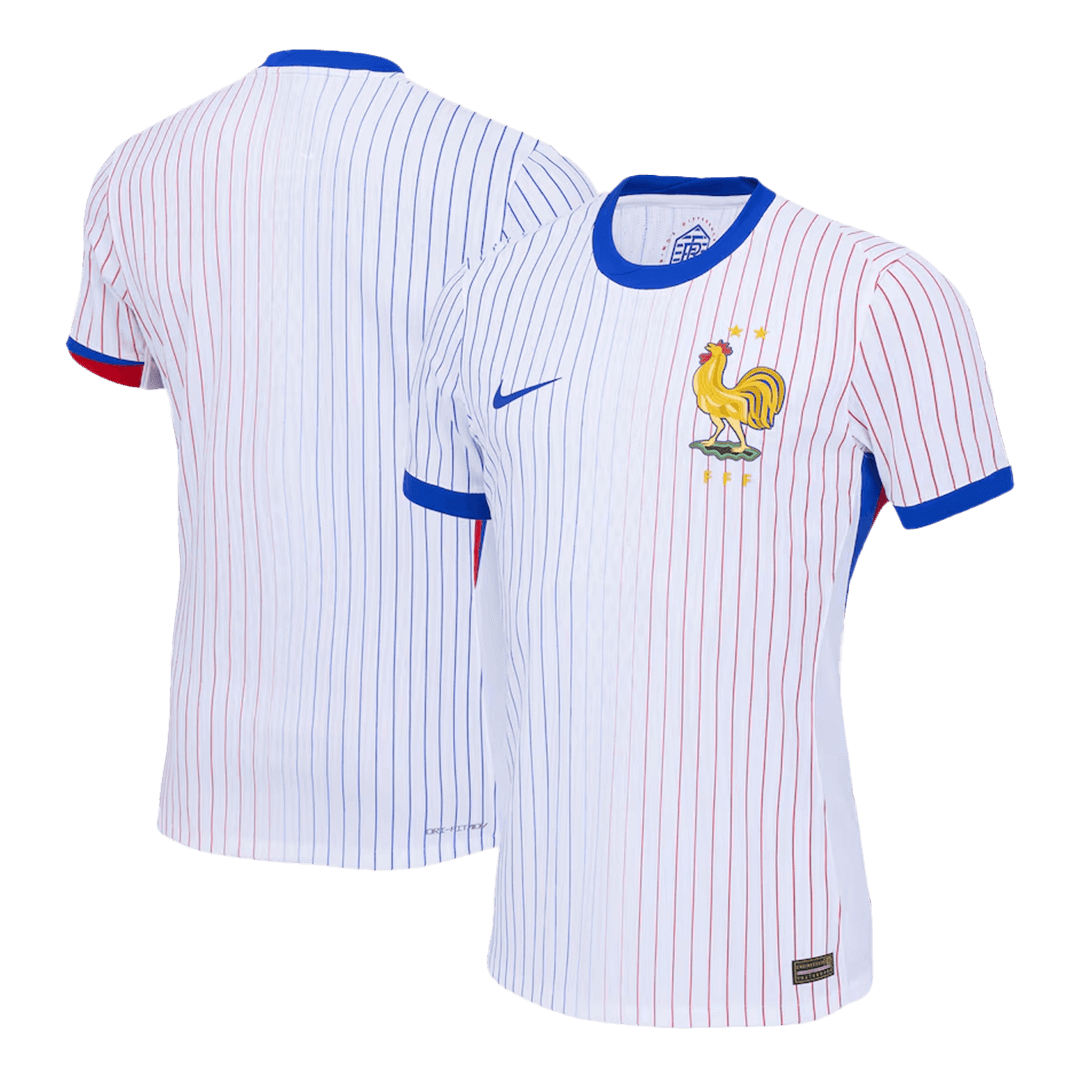 Men's Authentic France Away Soccer Jersey Shirt EURO - Player Version - Pro Jersey Shop