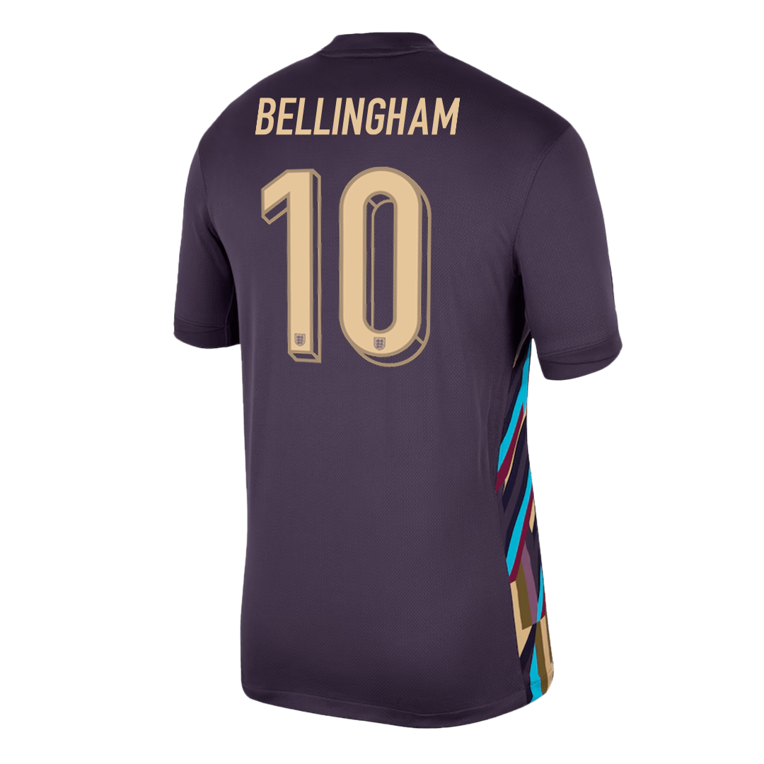 Premium Quality Men's BELLINGHAM #10 England Away Soccer Jersey Shirt Euro - Fan Version - Pro Jersey Shop