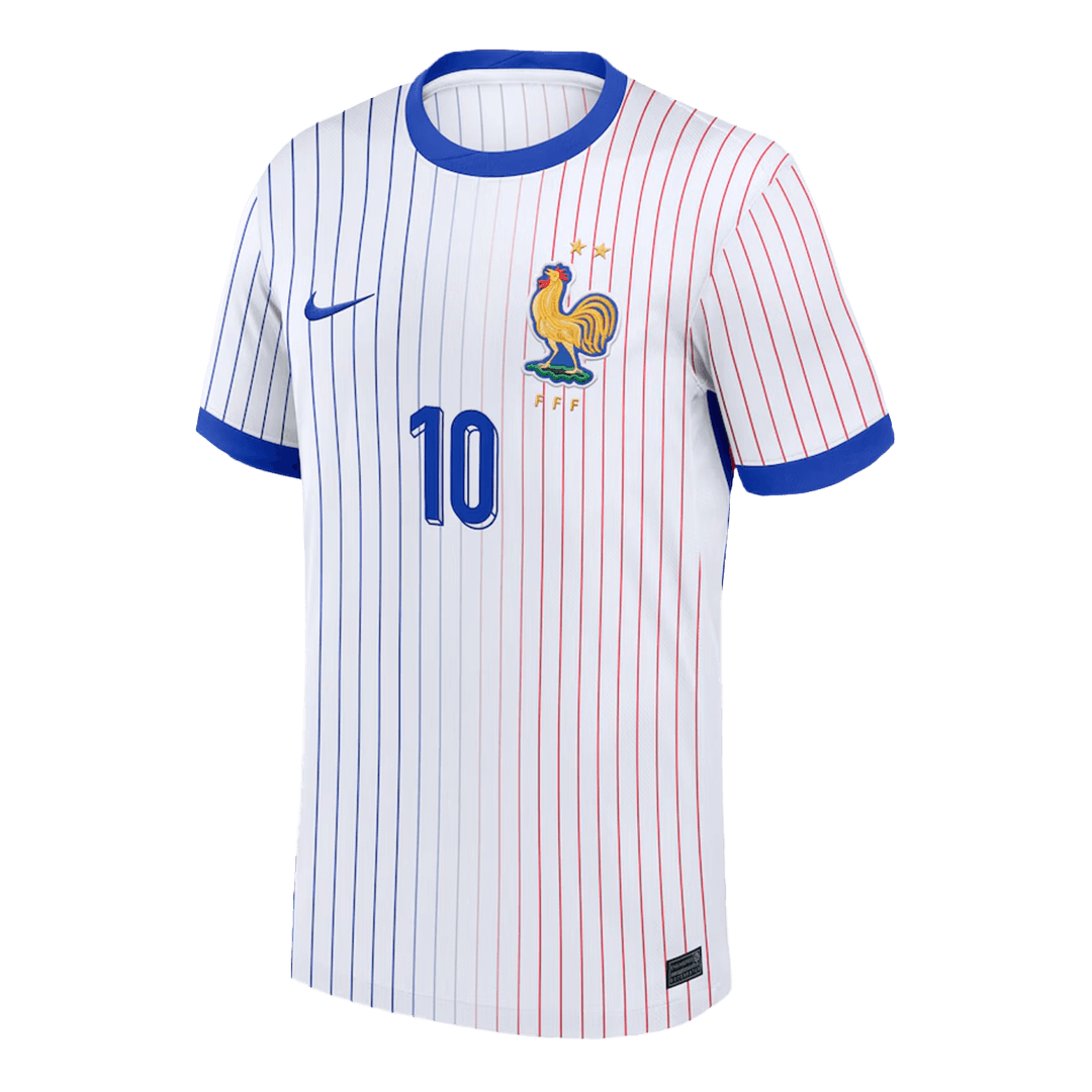 Premium Quality Men's MBAPPE #10 France Away Soccer Jersey Shirt Euro - Fan Version - Pro Jersey Shop