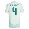 Men's E.ÁLVAREZ #4 Mexico Away Soccer Jersey Shirt COPA AMÉRICA 2024 - Fan Version - Pro Jersey Shop