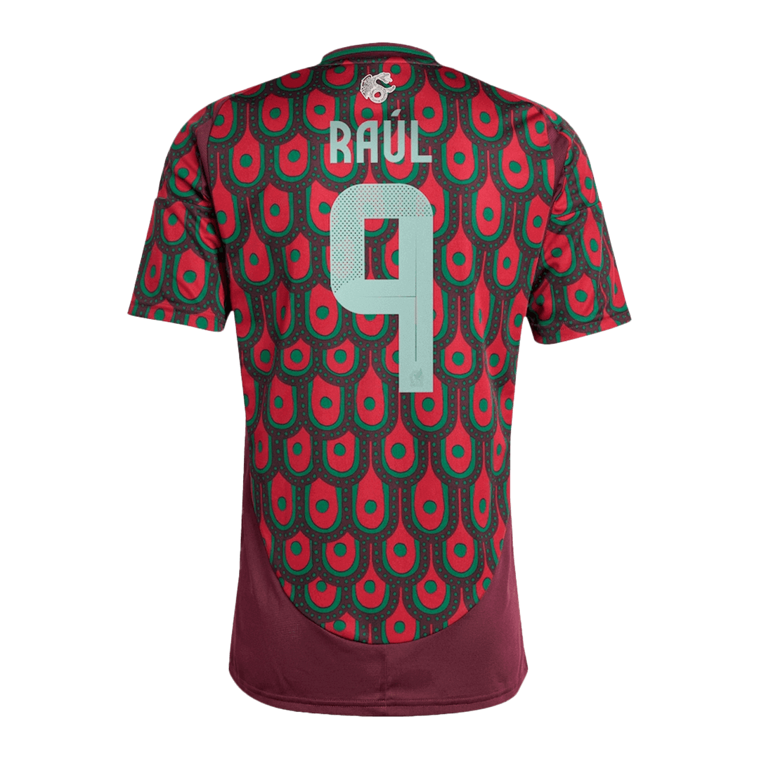 Men's RAÚL #9 Mexico Home Soccer Jersey Shirt COPA AMÉRICA - Fan Version - Pro Jersey Shop
