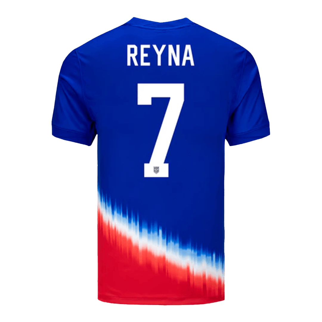 Premium Quality Men's REYNA #7 USA Away Soccer Jersey Shirt COPA AMÉRICA - Fan Version - Pro Jersey Shop