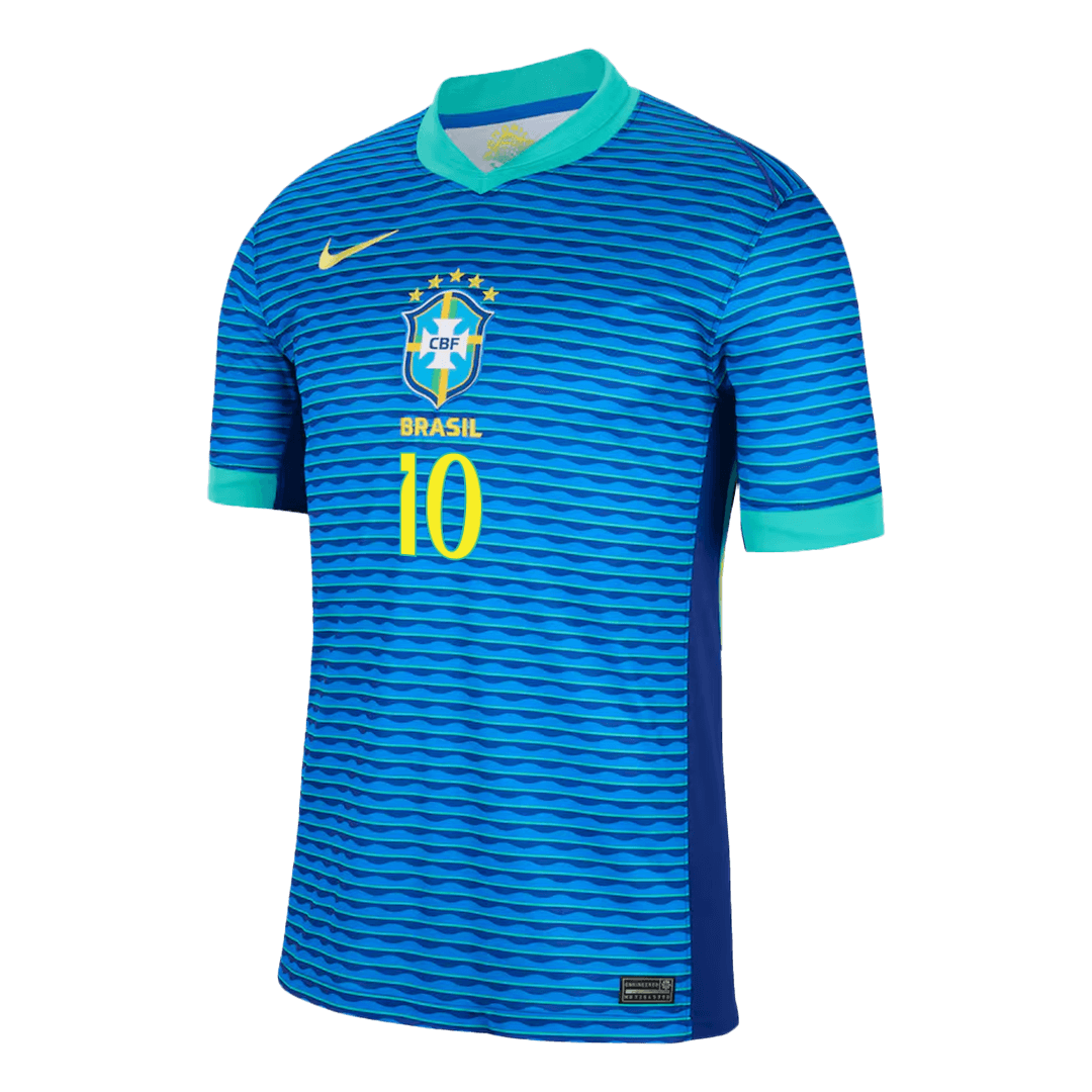 Men's RODRYGO #10 Brazil Away Soccer Jersey Shirt COPA AMÉRICA - Fan Version - Pro Jersey Shop