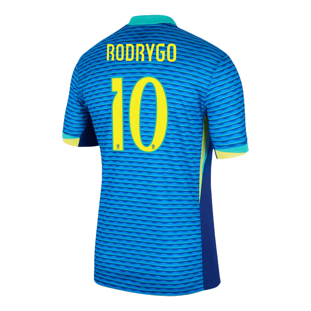 Men's RODRYGO #10 Brazil Away Soccer Jersey Shirt COPA AMÉRICA - Fan Version - Pro Jersey Shop