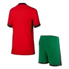 Kids Portugal Home Soccer Jersey Kit (Jersey+Shorts) EURO 2024 - Pro Jersey Shop