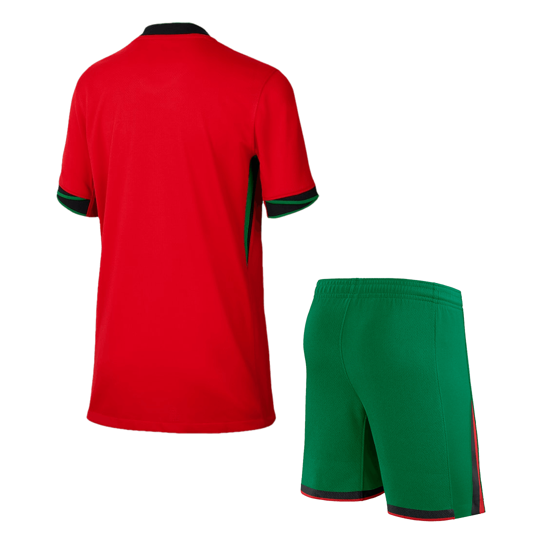 Kids Portugal Home Soccer Jersey Kit (Jersey+Shorts) EURO - Pro Jersey Shop