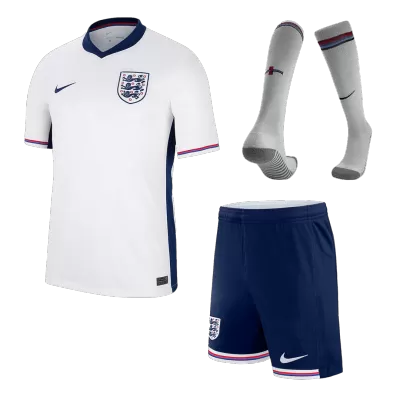 Premium Quality Men's England Home Soccer Jersey Whole Kit (Jersey+Shorts+Socks) Euro 2024 - Pro Jersey Shop