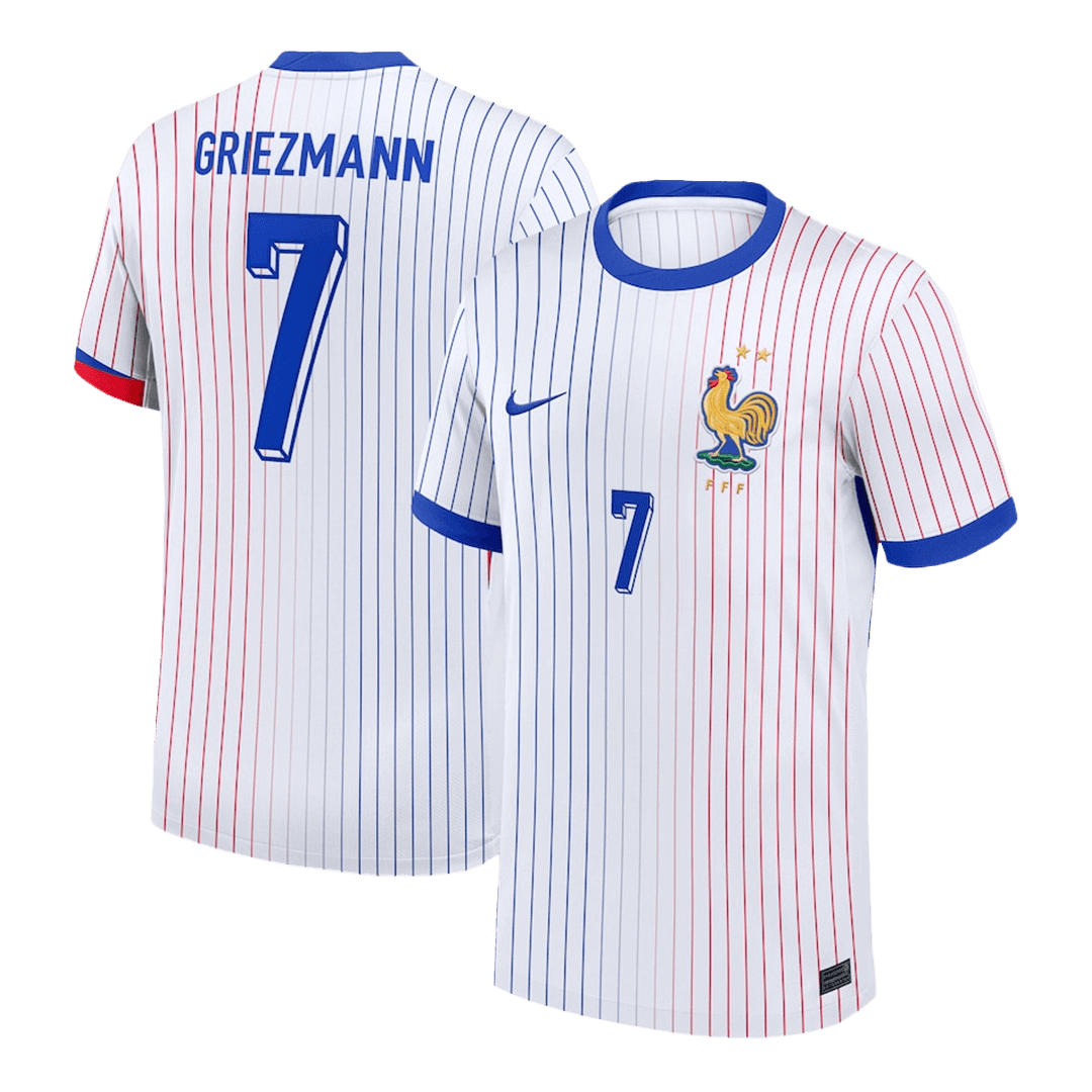 Premium Quality Men's GRIEZMANN #7 France Away Soccer Jersey Shirt Euro - Fan Version - Pro Jersey Shop