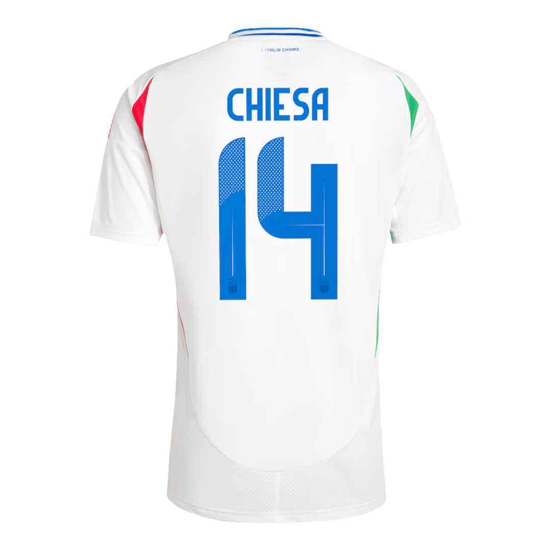 Premium Quality Men's CHIESA #14 Italy Away Soccer Jersey Shirt Euro - Fan Version - Pro Jersey Shop
