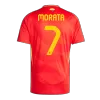 Premium Quality Men's MORATA #7 Spain Home Soccer Jersey Shirt Euro 2024 - Fan Version - Pro Jersey Shop