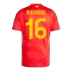 Premium Quality Men's RODRIGO #16 Spain Home Soccer Jersey Shirt Euro 2024 - Fan Version - Pro Jersey Shop