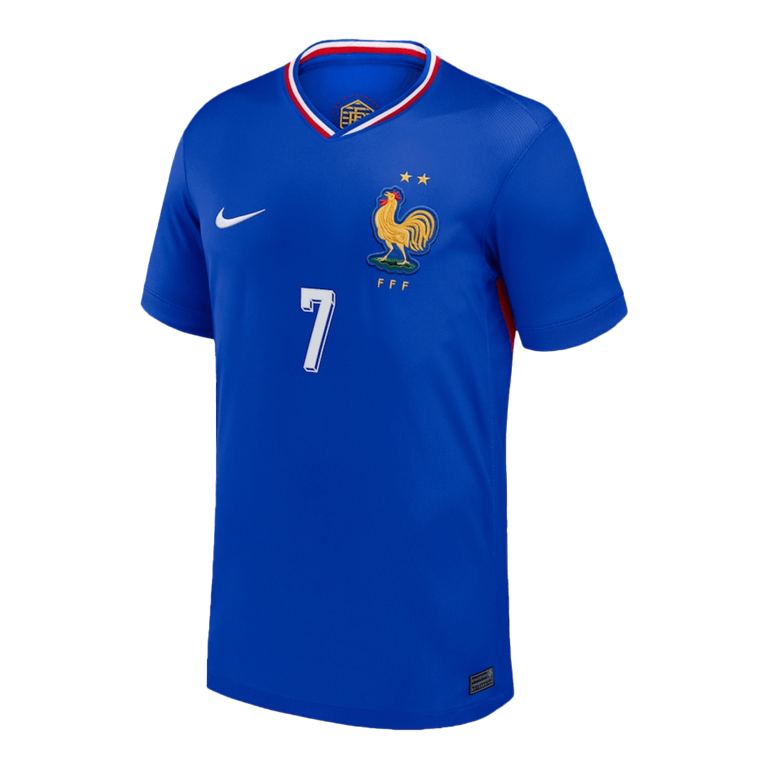 Premium Quality Men's GRIEZMANN #7 France Home Soccer Jersey Shirt Euro - Fan Version - Pro Jersey Shop