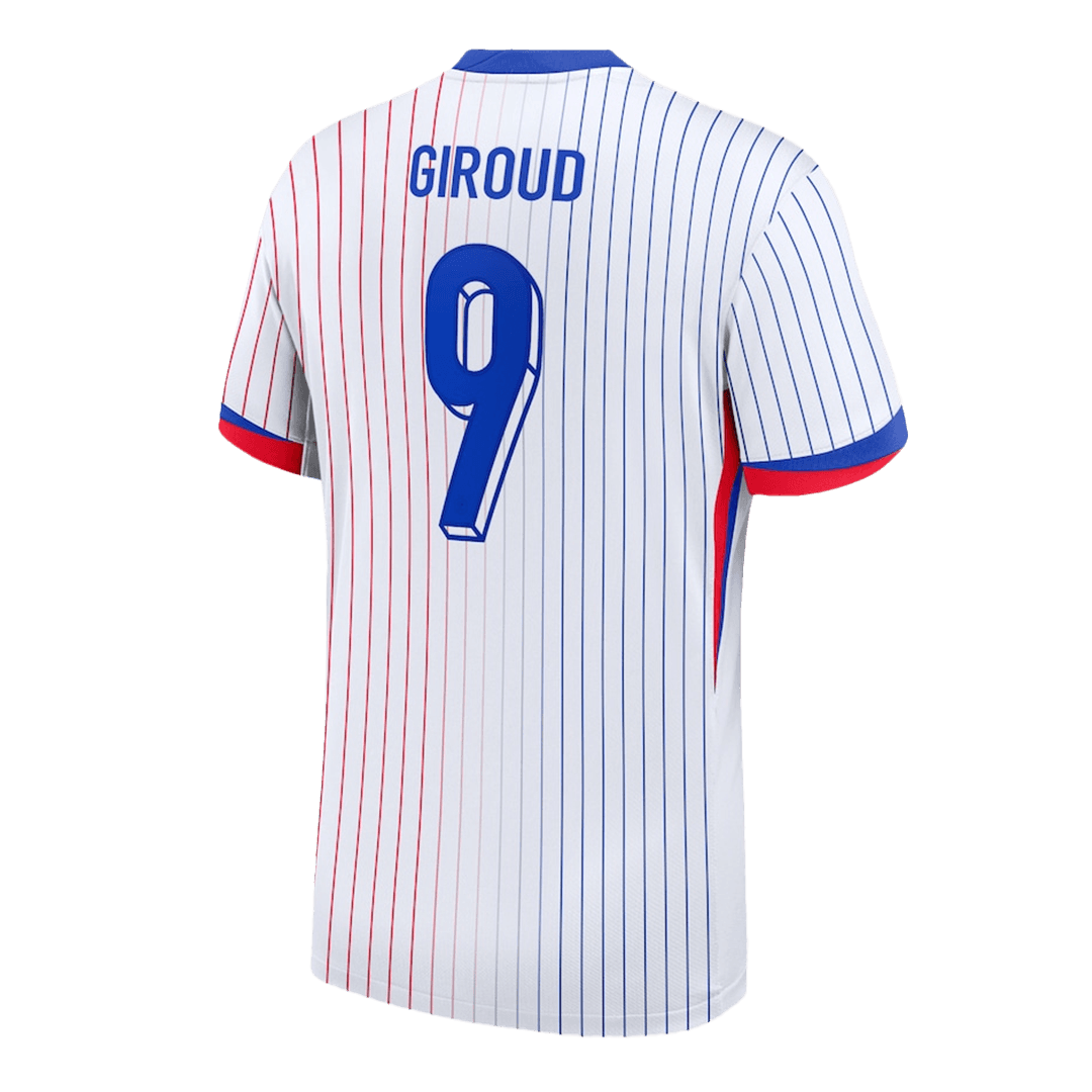 Premium Quality Men's GIROUD #9 France Away Soccer Jersey Shirt Euro - Fan Version - Pro Jersey Shop