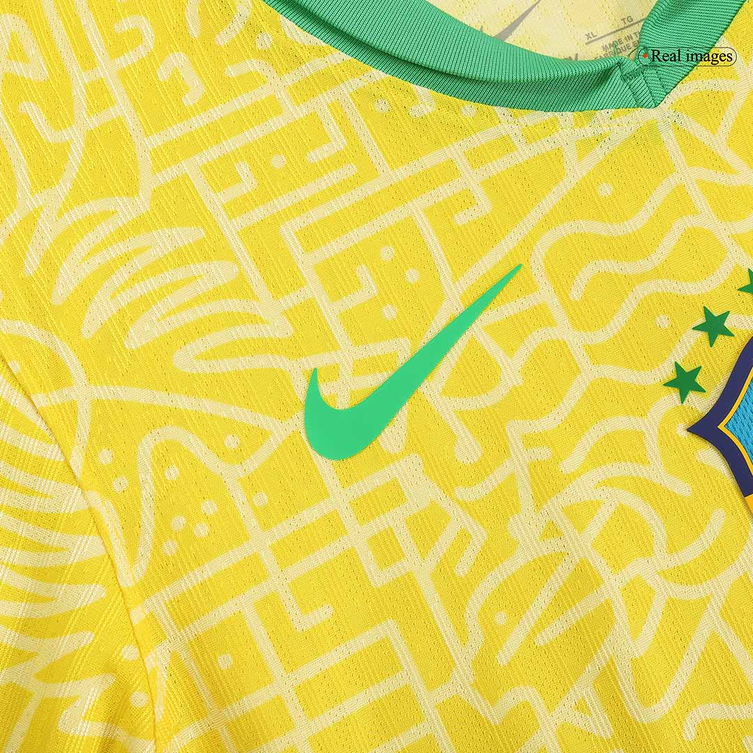 Men's Authentic Brazil Home Soccer Jersey Shirt COPA AMÉRICA - Pro Jersey Shop