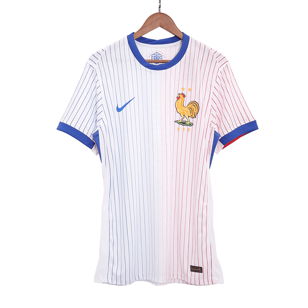 Men's Authentic France Away Soccer Jersey Shirt EURO - Player Version - Pro Jersey Shop