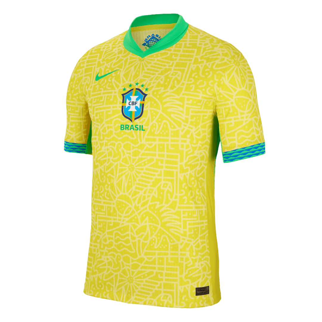 Men's Authentic Brazil Home Soccer Jersey Shirt COPA AMÉRICA - Pro Jersey Shop