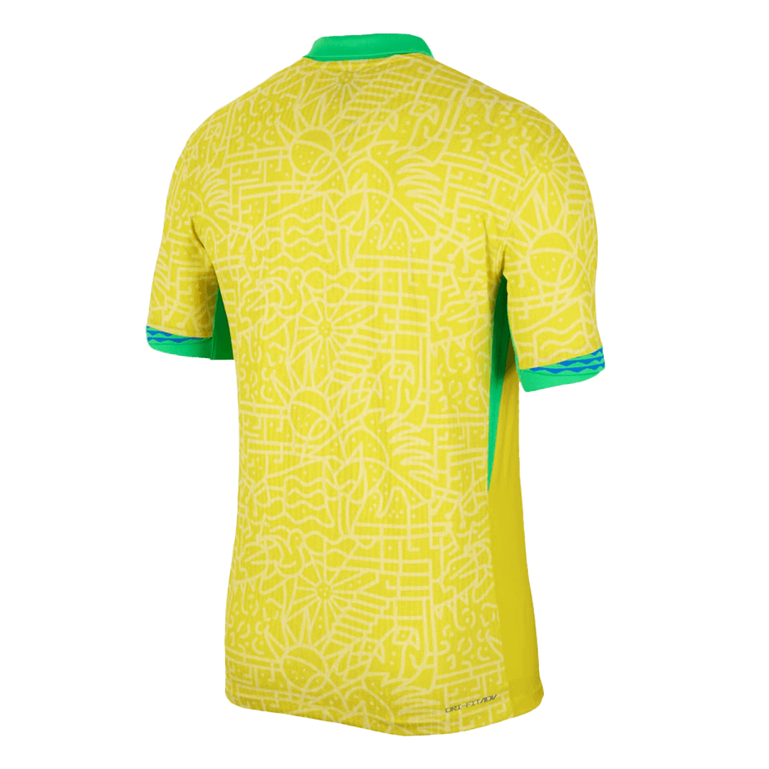 Men's Authentic Brazil Home Soccer Jersey Shirt COPA AMÉRICA - Pro Jersey Shop