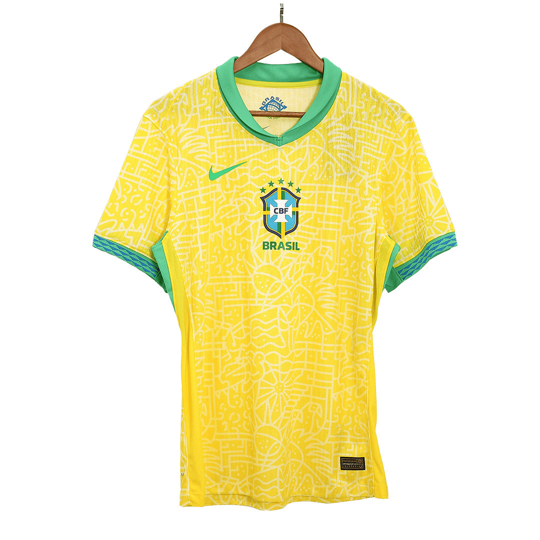 Men's Authentic Brazil Home Soccer Jersey Shirt COPA AMÉRICA - Pro Jersey Shop