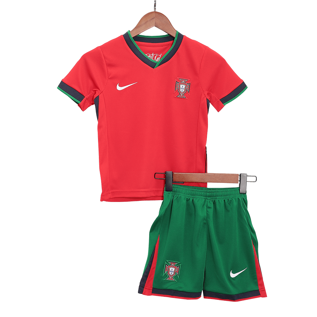 Kids Portugal Home Soccer Jersey Kit (Jersey+Shorts) EURO - Pro Jersey Shop