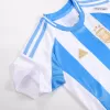 Kids Argentina Home Soccer Jersey Kit (Jersey+Shorts) 2024 - Pro Jersey Shop