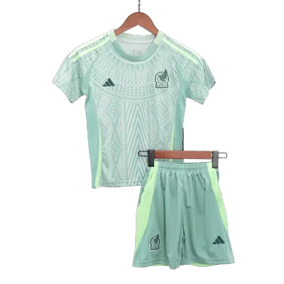 Kids Mexico Away Soccer Jersey Kit (Jersey+Shorts)  COPA AMÉRICA 2024 - Pro Jersey Shop