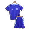 Kids Argentina Away Soccer Jersey Whole Kit (Jersey+Shorts+Socks) COPA AMÉRICA 2024 - Pro Jersey Shop