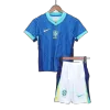 Kids Brazil Away Soccer Jersey Whole Kit (Jersey+Shorts+Socks) COPA AMÉRICA 2024 - Pro Jersey Shop