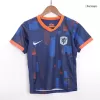 Kids Netherlands Away Soccer Jersey Whole Kit (Jersey+Shorts+Socks) Euro 2024 - Pro Jersey Shop