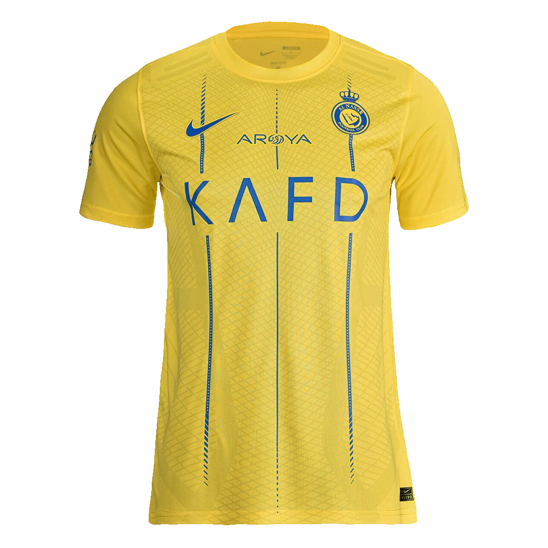 Men's Al Nassr Home Soccer Jersey 2023/24 - Fan Version - Pro Jersey Shop