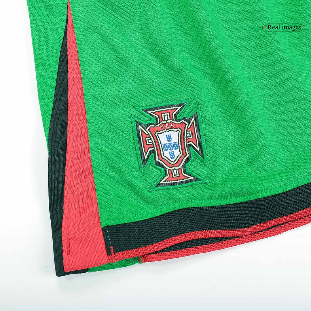 Men's Portugal Home Soccer Shorts EURO - Pro Jersey Shop