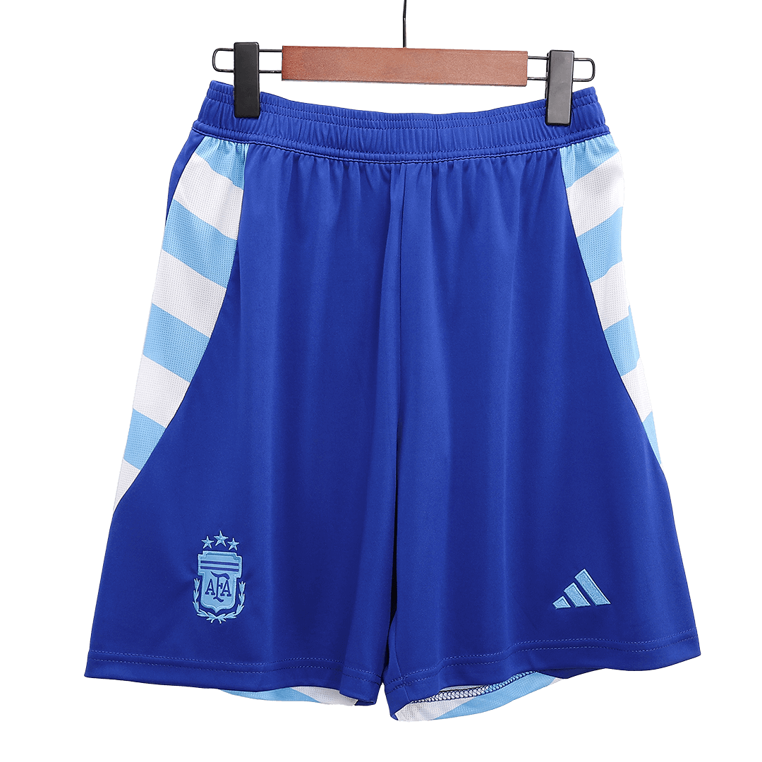 Men's Argentina Away Soccer Shorts COPA AMÉRICA - Pro Jersey Shop