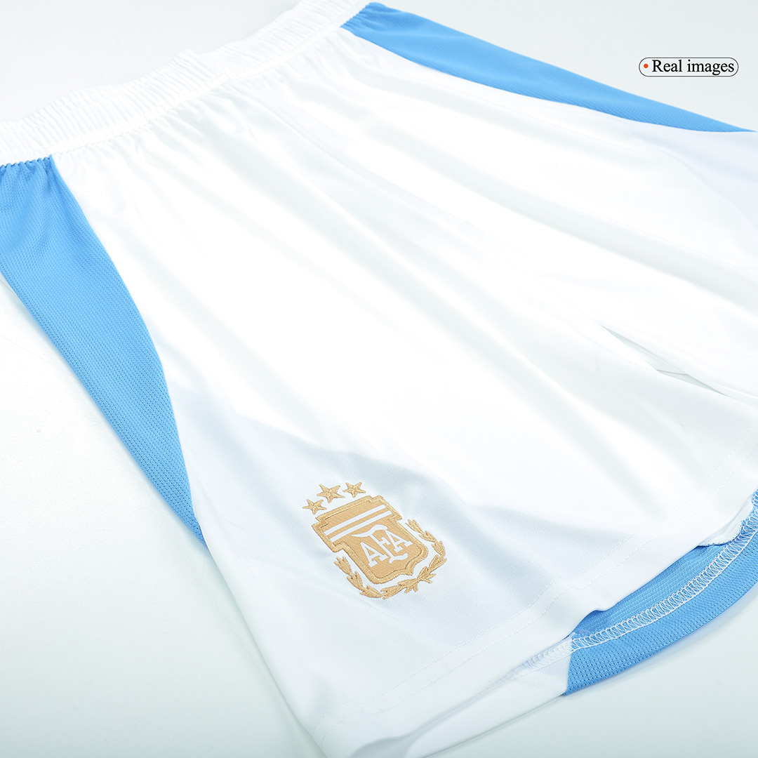 Men's Argentina Home Soccer Shorts COPA AMÉRICA - Pro Jersey Shop