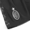 Kids AC Milan x Pleasures Fourth Away Soccer Jersey Kit (Jersey+Shorts) 2023/24-Dark version - Pro Jersey Shop