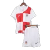 Kids Croatia Home Soccer Jersey Kit (Jersey+Shorts) Euro 2024 - Pro Jersey Shop