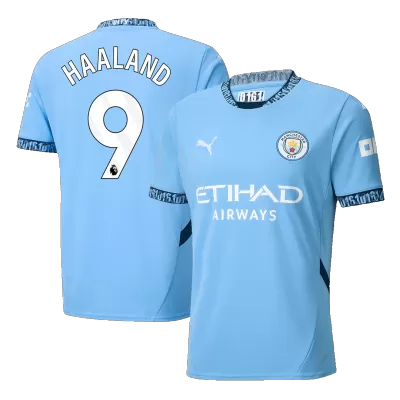 Premium Quality Men's HAALAND #9 Manchester City Home Soccer Jersey Shirt 2024/25 - Fan Version - Pro Jersey Shop