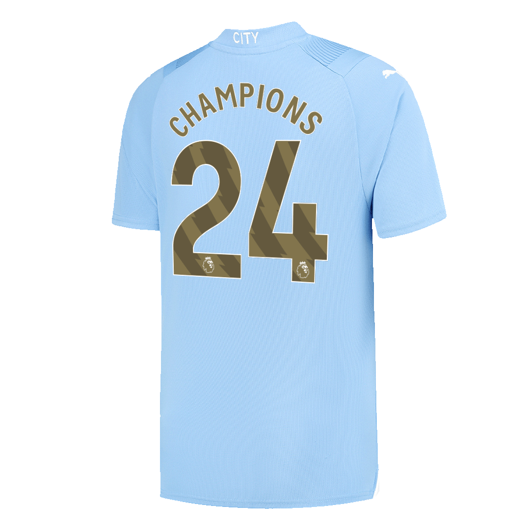 Manchester City CHAMPIONS #24 Home Soccer Fan Jersey 2023/24 - Pro Jersey Shop