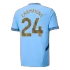 Premium Quality Men's CHAMPIONS #24 Manchester City Home Soccer Jersey Shirt 2024/25 - Fan Version - Pro Jersey Shop