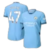 Men's Authentic FODEN #47 Manchester City Home Soccer Jersey Shirt 2024/25 - Player Version - Pro Jersey Shop