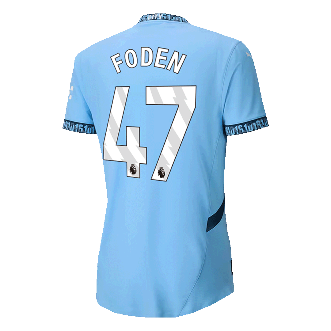 Manchester City FODEN #47 Home Soccer Match Jersey - Pro Jersey Shop