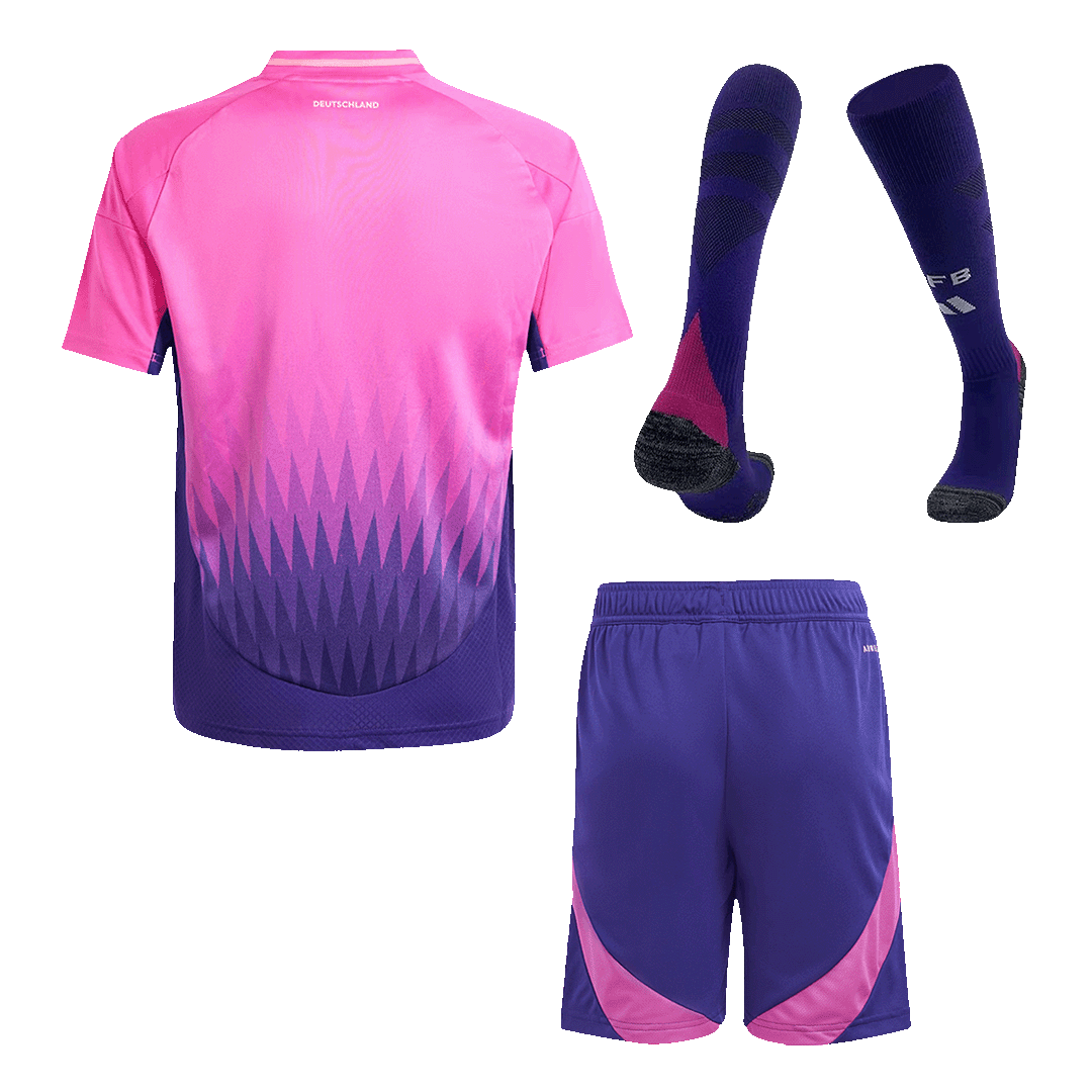 Kids Germany Away Soccer Jersey Whole Kit (Jersey+Shorts+Socks) Euro - Pro Jersey Shop